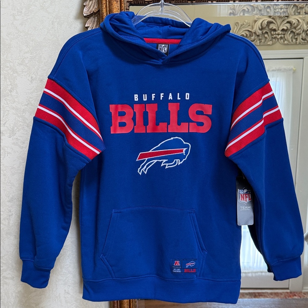 NFL Buffalo Bills Royal Blue Pullover. Size 14-16.